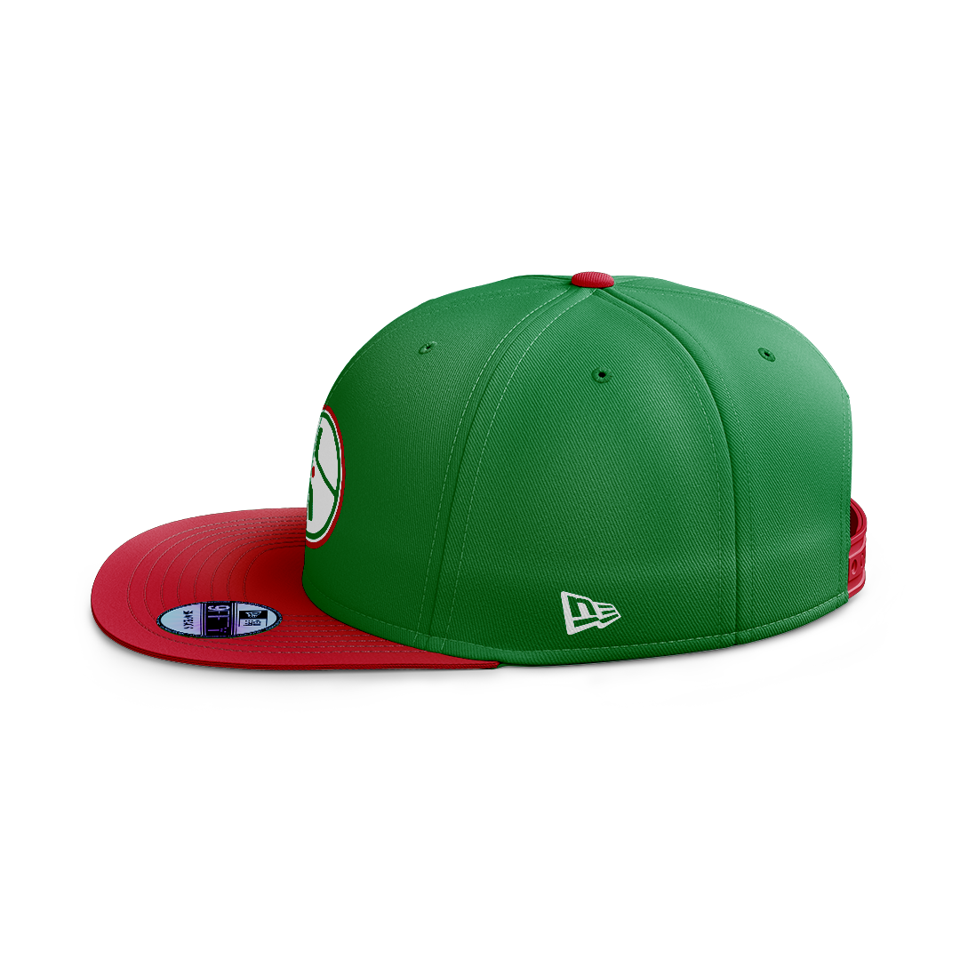 Green/Red Classic Logo Hat