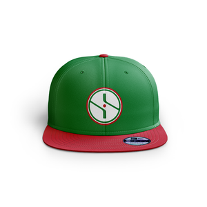 Green/Red Classic Logo Hat