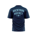 Load image into Gallery viewer, Navy Blue Backyard Hockey Tee
