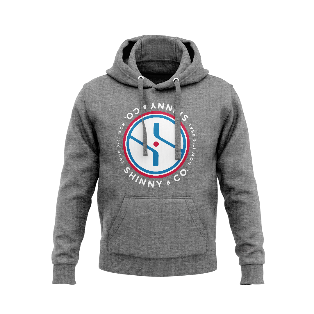 Heather Grey Logo Hoodie