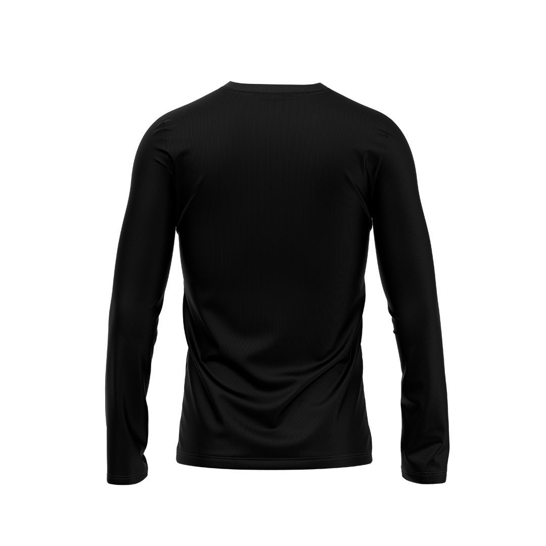 Black Now It's Real Long Sleeve Tee