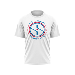 Shinny & Co. White Logo Tee