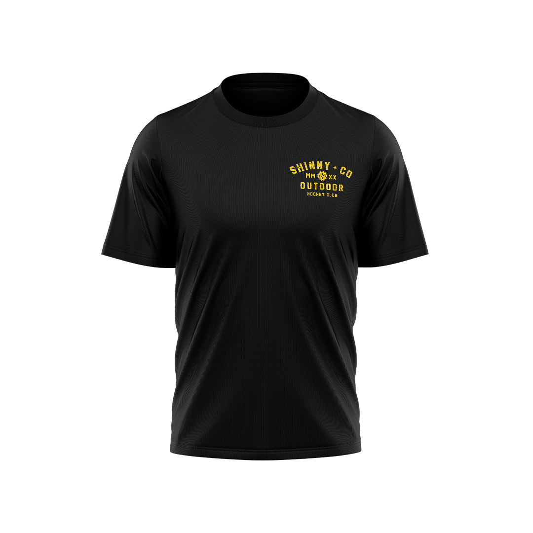Black Outdoor Hockey Club Tee