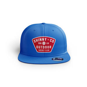 Blue and Red Patch Hat