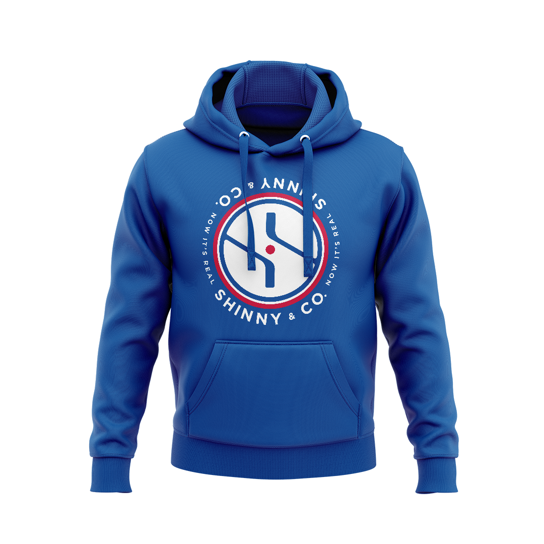 Blue Logo Hoodie