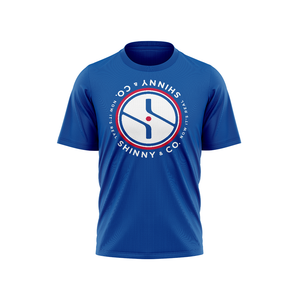 Youth Shinny & Co. Blue Logo Tee