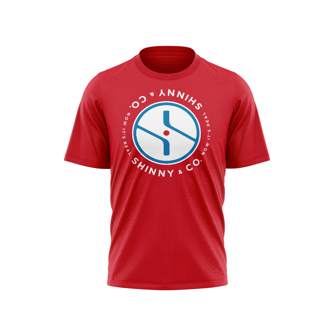 Youth Shinny & Co. Red Logo Tee