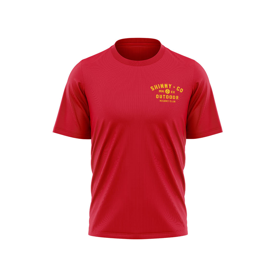 Red Outdoor Hockey Club Tee